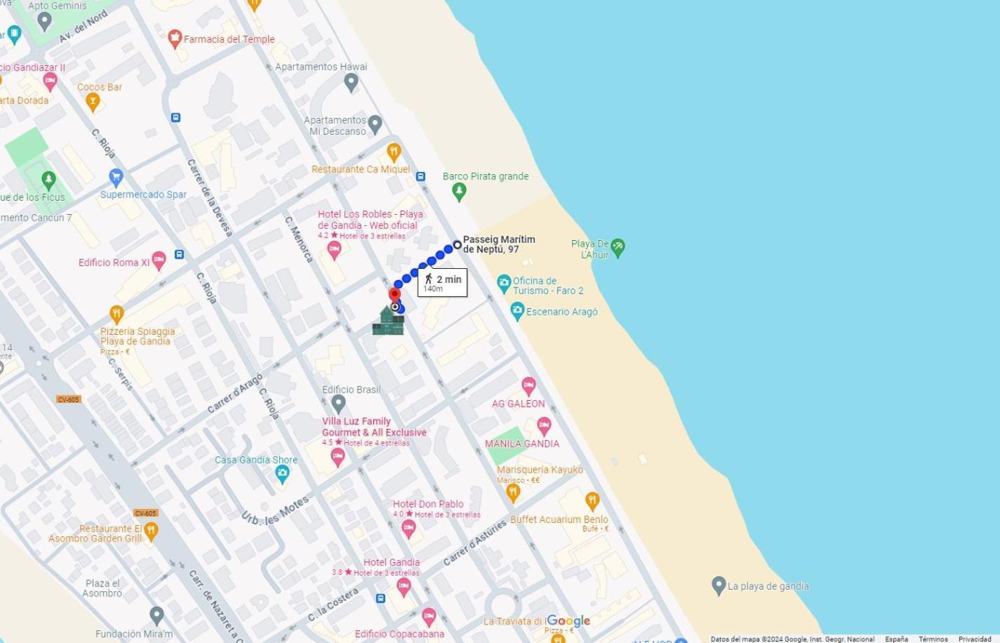 Eurosol Vacaciones Playa Gandia Daire Playa de Gandia Dış mekan fotoğraf